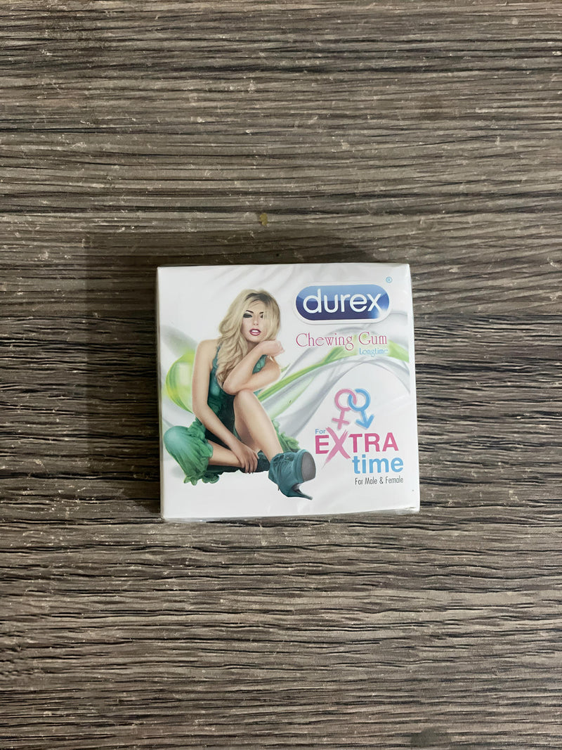 Durex Combo Deal - 1 Silicon Condom , 1 Box of Chewing Gum , 1 box of 3 Durex condoms